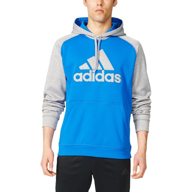 Adidas Adidas Team Issue Fleece Pullover Hoodie AY7475 Blue,Grey