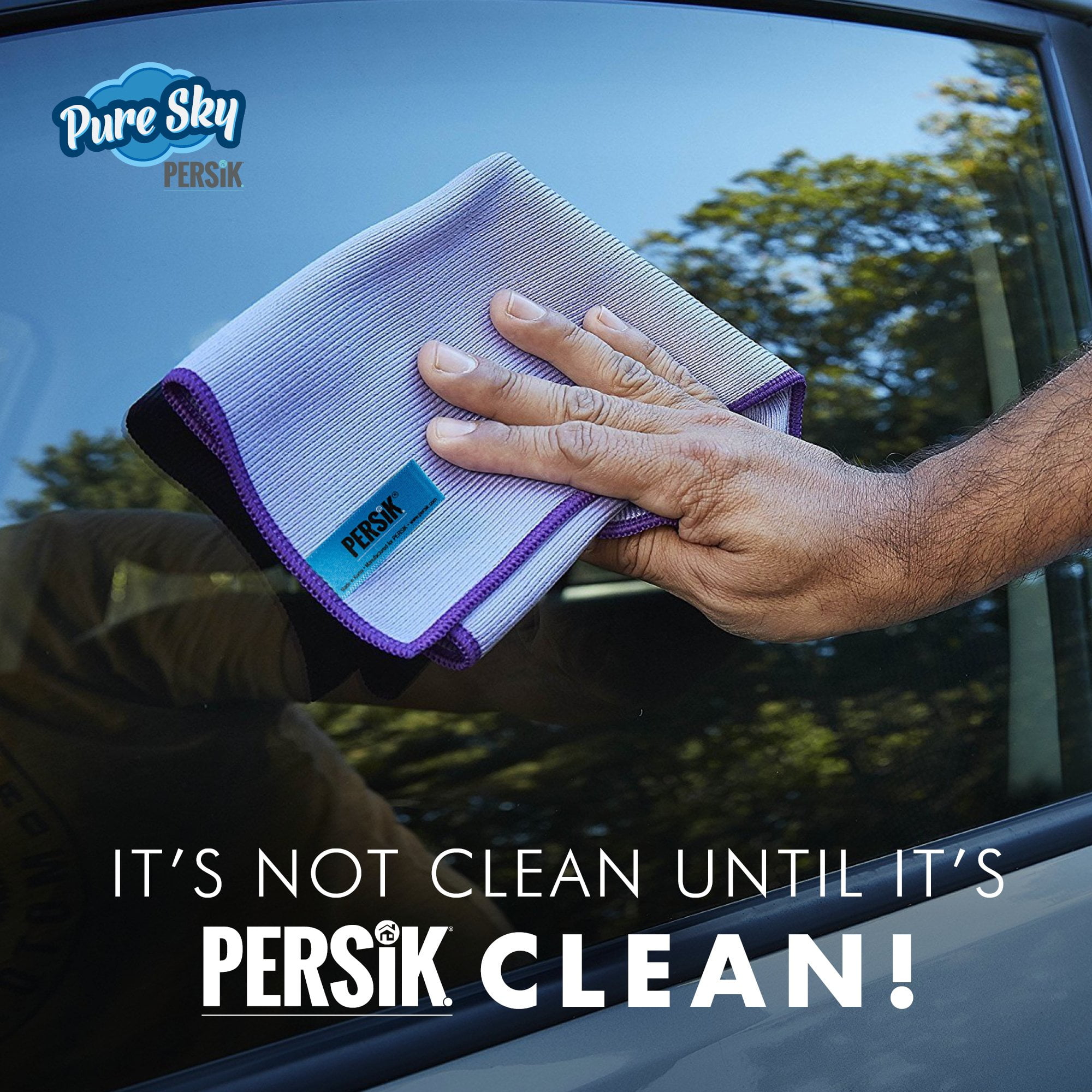 Pure-Sky Magic Deep Clean Cleaning Cloth JUST ADD Water No Detergents  Needed - Multipurpose Ultra Microfiber Cloth - Attachable to Mop, or as  Handheld