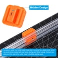 thumbnail image 4 of Unique Bargains Paper Cutter Replacement Blade, 5 Pcs A4 Size Portable Hidden Paper Trimmer Slicer Blade Refill Parts, Orange, 4 of 5