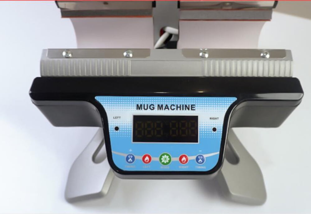 Techtongda 5in1 Mug Heat Press Sublimation Transfer Machine with Double Station