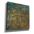 thumbnail image 2 of Epic Graffiti 'Blue And Bronze Dots X' by Danhui Nai, Canvas Wall Art, 37"x37", 2 of 3