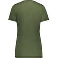thumbnail image 5 of Augusta Sportswear B25634642 Women Super Soft-Spun Poly V-Neck T-Shirt, Olive - Extra Small, 5 of 5