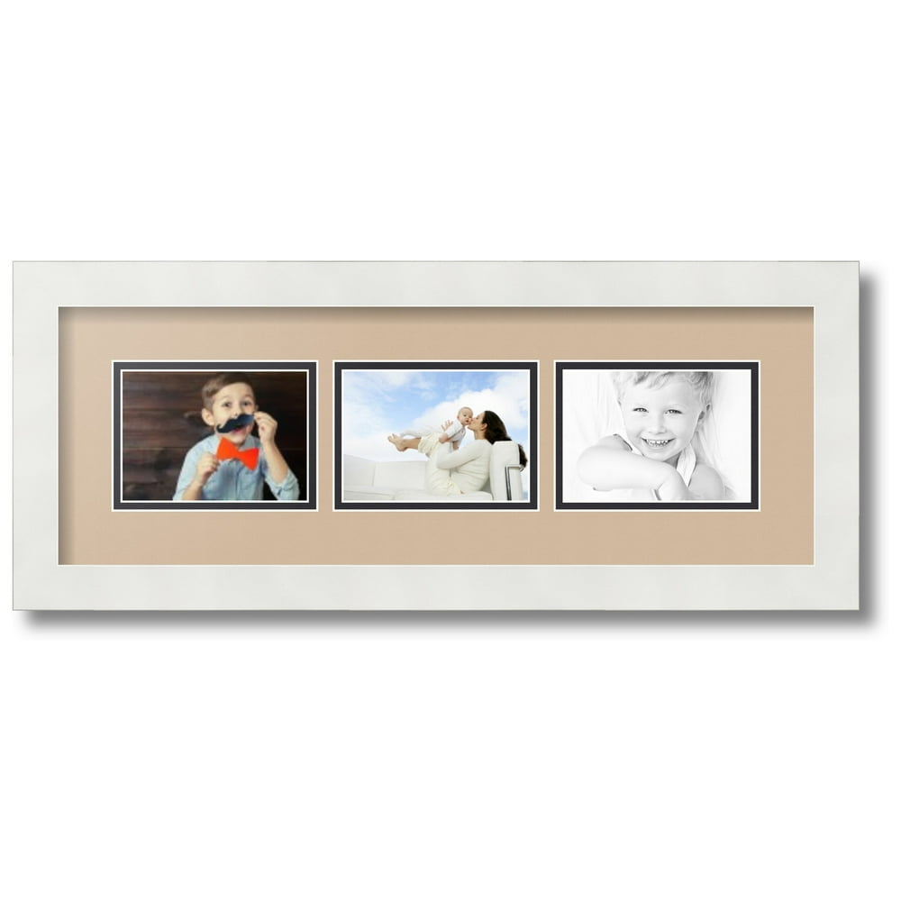 ArtToFrames Collage Photo Picture Frame with 3 3.5x5" Openings