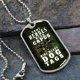 thumbnail image 2 of Police Wife Necklace - Some Heroes Wear Capes Mine Wears Dog Tag - Police Officer Girlfriend, Police Mom, Sheriff, Trooper - Graphic Military Dog Tag Necklace (Optional Personalized Engraving), 2 of 5