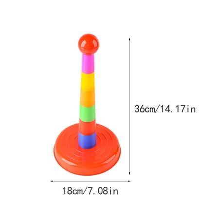 Children Throw Circle Game Indoor Outdoor Ferrule Rings Toy Parent