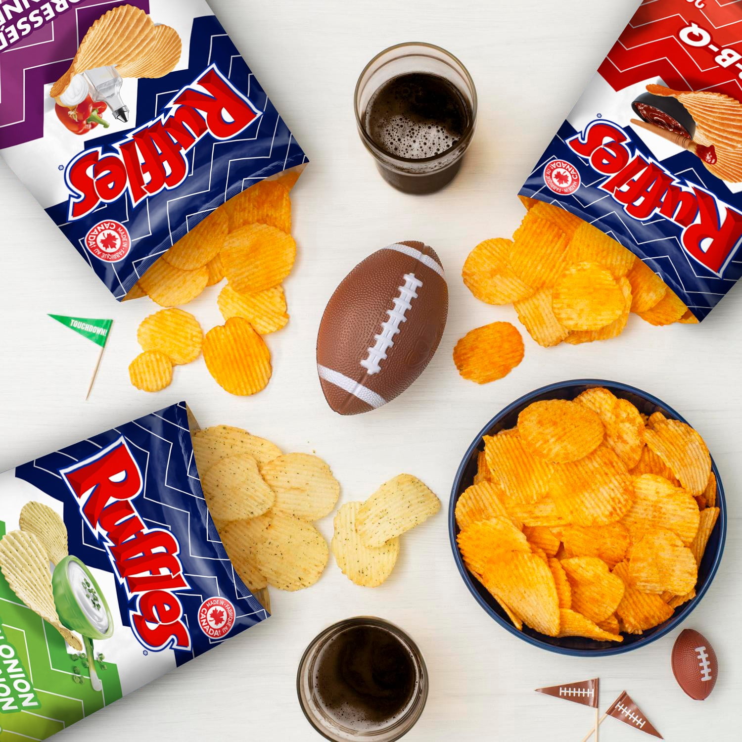 Ruffles Double Crunch KFC Zinger Hot & Spicy Chicken Flavoured Potato Chips