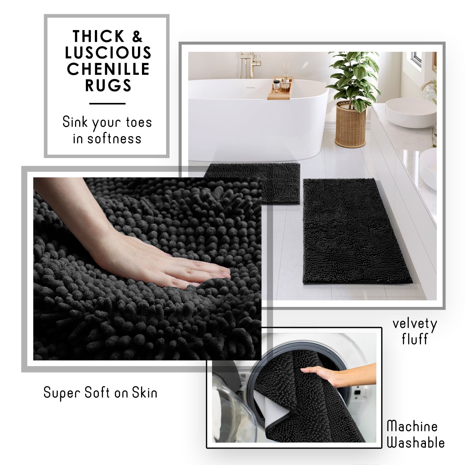 Hearth & Harbor 22 Piece Bamboo Bathroom Set includes shower