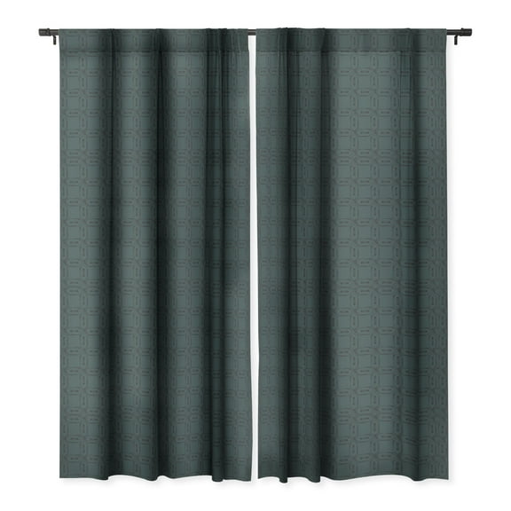 Society6 Gabriela Fuente Dark Classic Single Panel Room Darkening Window Curtain 50" x 84"