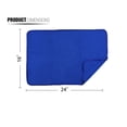 thumbnail image 3 of Carcarez Large Waffle Weave Microfiber Drying Towel Blue 16"x24",pack of 6, 3 of 6