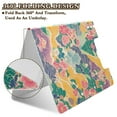 thumbnail image 2 of FORMRS A4 Clipboard Folder with Pen Holder Horizontal Foldable School Office Binder, Yellow Floral Wave, 2 of 9