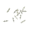 thumbnail image 3 of KLKCMS 50 Pieces/Lot Vintage Alloy Clear Shiny Rhinestone 3 Hole Spacer Bar Connector, 3 of 5