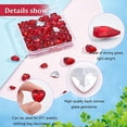 thumbnail image 4 of 78 Pcs Strass Pointus 6 Tailles Strass en Verre Gemmes Forme Cœur Rouge Bijoux en Cristal Embellissements, 4 of 9