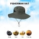 thumbnail image 4 of Gorro de pesca Boonie Wdftyju unisex ajustable para pesca al aire libre senderismo verde militar, 4 of 7