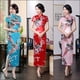 thumbnail image 1 of Vestido Cheongsam de mujer largo de gran tamaño retro de rendimiento mejorado Vestido Cheongsam de uso diario, 1 of 5