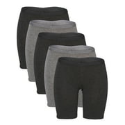 B2BODY Women's Panties Stretch Cotton 6.5" Boxer Briefs Underwear Multi-Pack