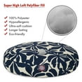 thumbnail image 3 of Majestic Pet | Plantation Round Pet Bed For Dogs, Removable Cover, Navy Blue, Medium, 3 of 6