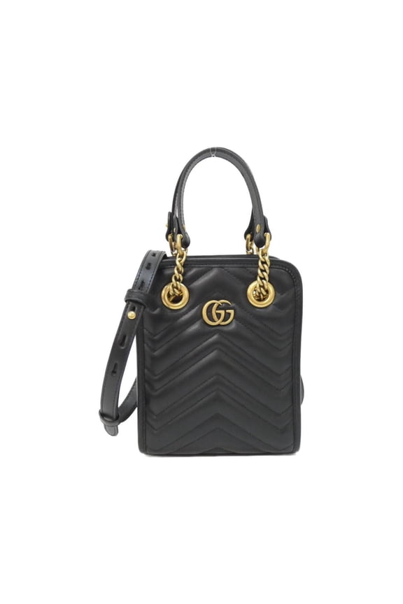 Pre-Owned Gucci GG Marmont 696123 DTDHT Handbag