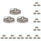 thumbnail image 3 of Sonducket Metal Hombres Idea adecuada Hombres Brazalete Funky Hombres Accesorio Todas las ocasiones Hombres Funky para brazaletes Accesorios para Plata 10Conjunto, 3 of 6