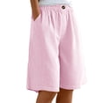 thumbnail image 3 of Zedker Skirt for Womens 2026 Summer Retro High Waist Below Knee Length Flared Skirts Pink XL, 3 of 10