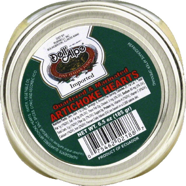 Dell Alpe Artichoke Hearts, Quartered & Marinated by Rubinelli