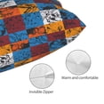 thumbnail image 3 of Balery colorful plaid Dinosaur Funda de Cojín Estampada, Regalos para Mujeres, Regalos de Amor para Ella, Regalos para Novia o Esposa, Funda de Almohada-16"x24", 3 of 6