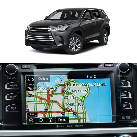 Protector de pantalla de coche LANTU para Toyota Highlander Entune 8"