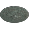 thumbnail image 3 of 37 1/2"OD x 3 3/8"P Naple Ceiling Medallion (Fits Canopies up to 3 3/8"), Hand-Painted Cloud Burst Crackle, 3 of 5
