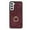 Winered, variant on Nalacover for Samsung Galaxy S21 FE 6.4 inch Wallet Back Case,Luxury PU Leather Soft TPU Anti-Drop Shockproof Two Card Slots with Finger Ring Holder Kickstand Ultra Slim Phone Cover.Pink