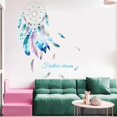 thumbnail image 2 of Mural Dream Catcher Tatuajes de pared Feather Dream Catcher Etiqueta de la pared Poster Boy Girl Dream Catcher para el dormitorio Pluma Etiqueta de la pared Decoración de la pared TUNC Sencillez, 2 of 5