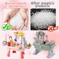 thumbnail image 6 of Artmeer Toddler Sand and Water Table with Electric Pump Faucet, Play Sink with Running Water, Kitchen Faucet Toy, Fishing Toys, Ages 3 +, Pink, 6 of 8