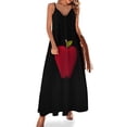 thumbnail image 1 of Robe Rouge Sans Manches Robe de Bal Robe d'Été Robe de Soirée pour Femmes 2024, 1 of 5