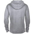 thumbnail image 2 of Casual Garb Fleece Hoodies for Men Heather Heavyweight Full Zip Hoodie Hooded Sweatshirt Athletic Heather Large, 2 of 4