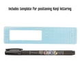thumbnail image 3 of Set de 5 Marcadores Tombow Fudenosuke Punta Suave Negra, 3 of 9