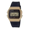 thumbnail image 1 of Reloj Casio Vintage F91 Unisex Dorado Full Correa Negro Bisel Negro, 1 of 8