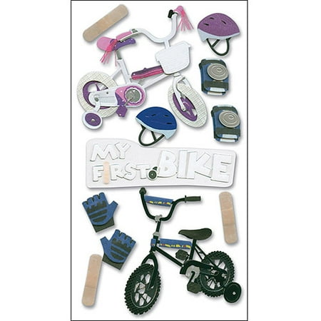 Jolee's Boutique Dimensional Stickers, First Bike