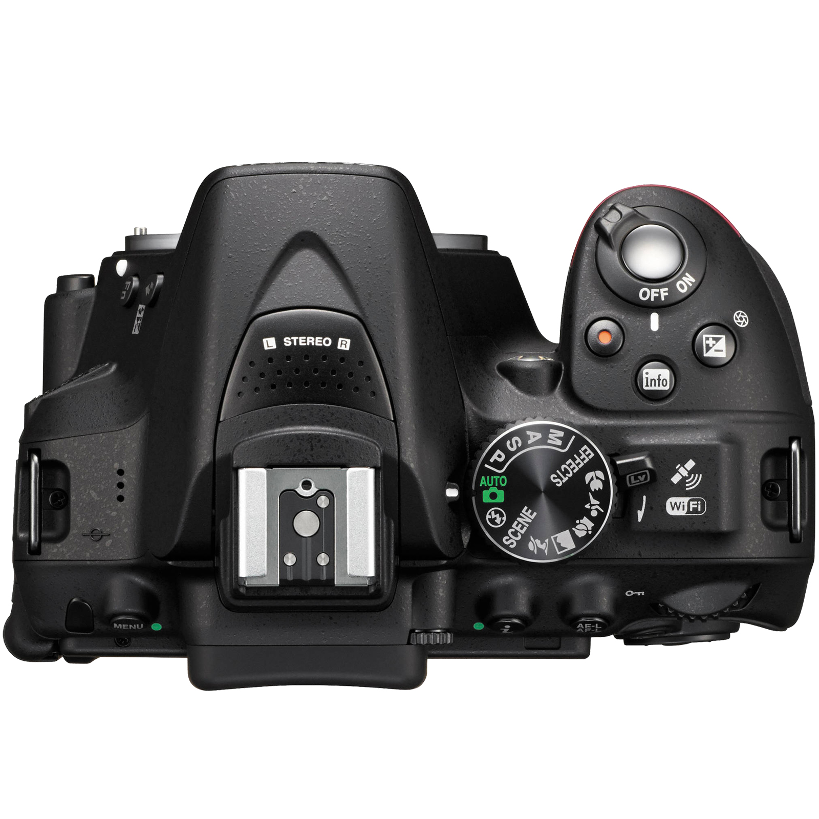 Nikon D5300 - Digital camera - SLR - 24.2 MP - APS-C - body only - Wi-Fi - black - image 3 of 4