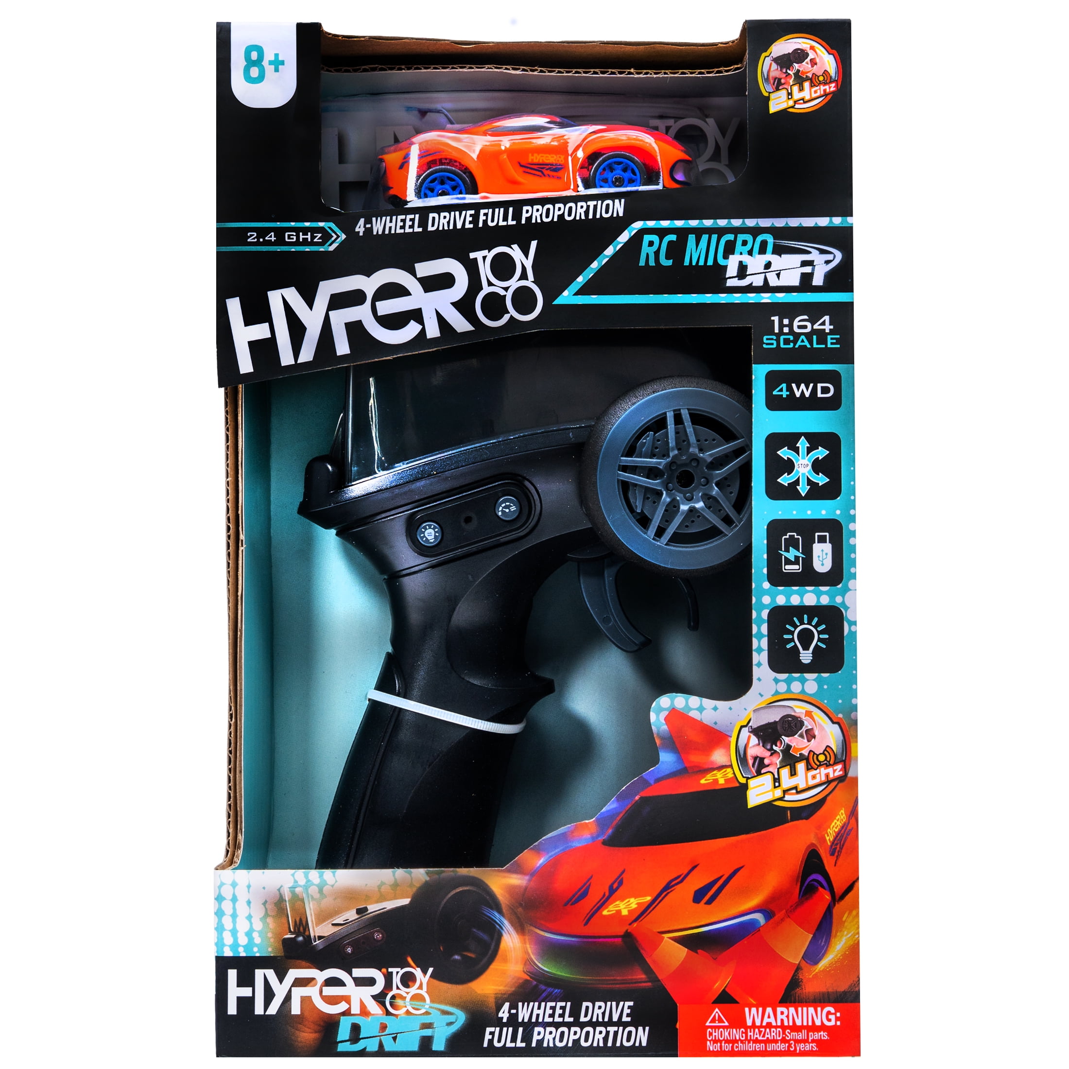 Trail Racers Red 4x4 High Speed Off-Road RC - 1:32 Scale, Radio