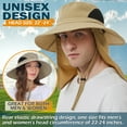 thumbnail image 5 of EINSKEY Fishing Hat Sun Protection Hat with Neck Flap for Men,Full Coverage Khaki, 5 of 9