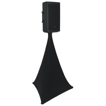 UPC: 0716408548418 | Gator Frameworks GFW-TRIPODSCRIMW Tripod 360 Speaker Stand Cover Scrim in White