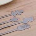 thumbnail image 4 of 12 paquetes de cucharas creativas de café navideño cucharas de mezcla navideña cucharas de té, 4 of 5