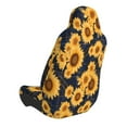 thumbnail image 2 of Daiia Navy Blue Plaid Sunflower Printed Car Seat Cover - Waterproof & Sweatproof - Universal Fit, Machine Washable, Non-Slip - Seat Protector for Car, Truck, SUV, Van (1 Pack), 2 of 5