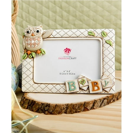 Babies Photo Frames Baby Owl Picture Frame Horizontal 3d (8' X 6' Holds a 6' X 4' Picture) From Gifts By Fashioncraft ()