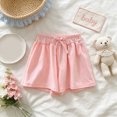 thumbnail image 2 of KPOPLK Toddler Girls Soccer Shorts Toddler Athletic Performance Shorts Dolphin Gym Shorts Size 5-6 Years,Pink, 2 of 8
