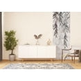 thumbnail image 4 of Dundee Deco's Modern Grey Vines Wall Mural, 35 in X 106 in (27 sq ft.), 4 of 6
