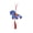 Blue, variant on Red Cloth Year Of The Horse Mascot Plush Toy Chinese Style Mini Horse Tassel Ornament