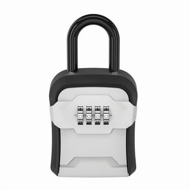 Lock Box, Key Lock Box Wall Mounted Portable Combination Lock Box