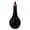 Black, variant on Dserhfy Long Neck Colorful Chicken Statue, Big Eye Cartoon Resin Rooster Vase, Funny Outdoor Cock-Shaped Vase for Lawn, Yard, Office, Home Decor