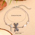 thumbnail image 5 of Simple Dragonfly Insect Thin Chain Anklet Minimalist Ankle Bracelet For Women, 5 of 5