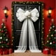 thumbnail image 4 of Adornos navideños, regalos navideños, cortina navideña de 35 x 71 pulgadas, decoración navideña para puerta y pared, festival, fiesta, poliéster., 4 of 9