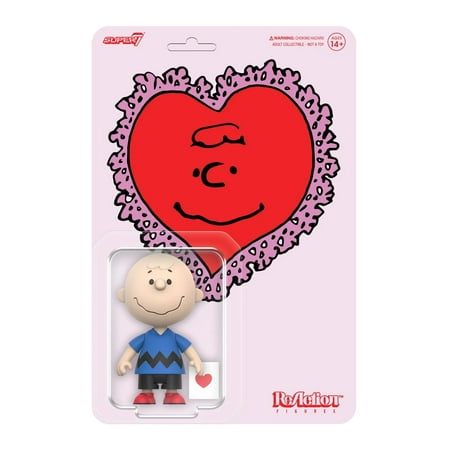 Charlie Brown Valentine Peanuts Super7 Reaction Figure